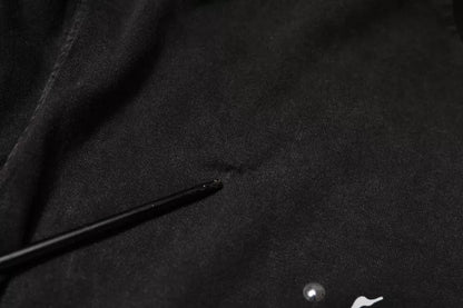 Dolce &amp; Gabbana Graues Baumwoll-T-Shirt mit Rundhalsausschnitt und Leopardenmuster