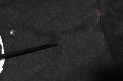 Dolce &amp; Gabbana Graues Baumwoll-T-Shirt mit Rundhalsausschnitt und Leopardenmuster