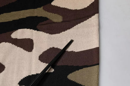 Dolce &amp; Gabbana – Mehrfarbiges Poloshirt mit Camouflage-Kragen