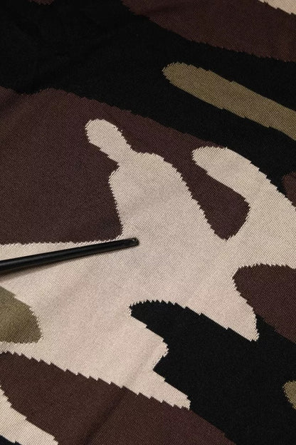 Dolce &amp; Gabbana – Mehrfarbiges Poloshirt mit Camouflage-Kragen