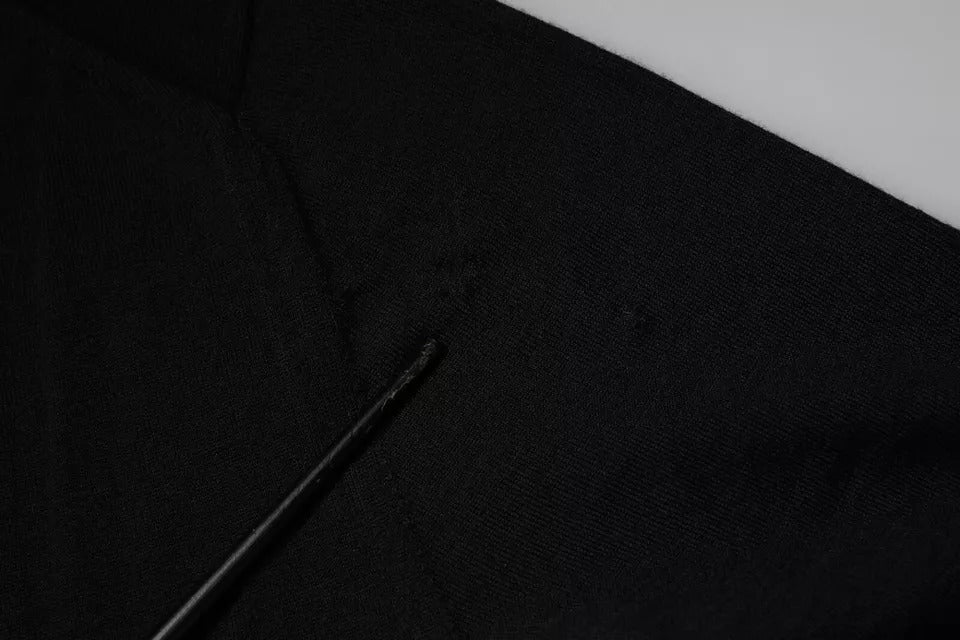 Dolce &amp; Gabbana – Schwarzer Rollkragenpullover aus Kaschmir