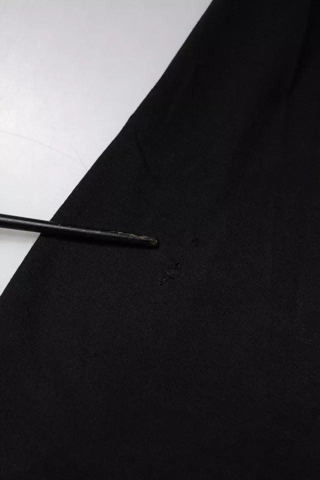 Dolce &amp; Gabbana – Schwarzes, kurzärmliges Baumwoll-T-Shirt mit Logo-Print