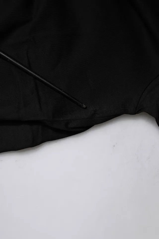 Balenciaga – Schwarzes T-Shirt aus Baumwolle mit Rundhalsausschnitt und kurzen Ärmeln und Logodruck