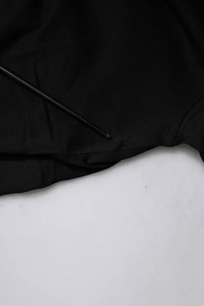 Balenciaga – Schwarzes T-Shirt aus Baumwolle mit Rundhalsausschnitt und kurzen Ärmeln und Logodruck