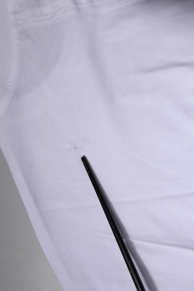 Balenciaga – Weißes Baumwoll-T-Shirt mit Rundhalsausschnitt und kurzen Ärmeln und Logo