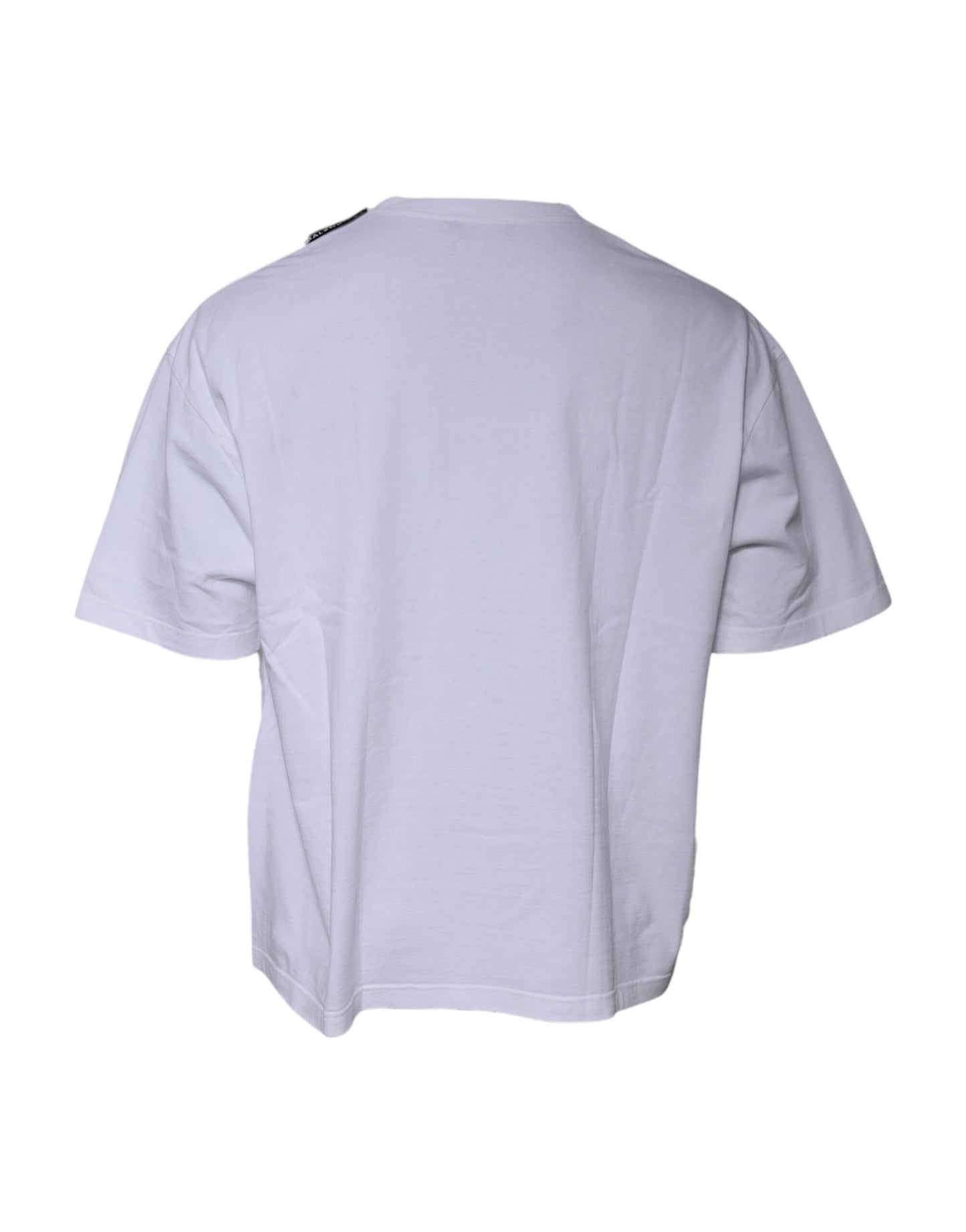 Balenciaga – Weißes T-Shirt aus Baumwolljersey mit Rundhalsausschnitt und kurzen Ärmeln