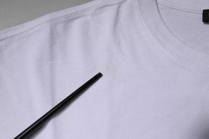 Balenciaga – Weißes T-Shirt aus Baumwolljersey mit Rundhalsausschnitt und kurzen Ärmeln