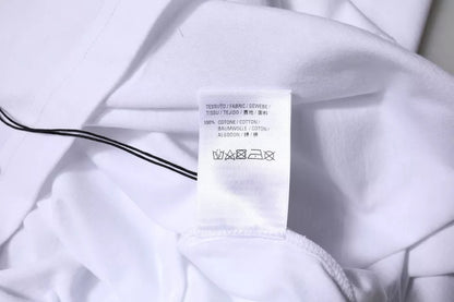 Balenciaga – Weißes T-Shirt aus Baumwolljersey mit Rundhalsausschnitt und kurzen Ärmeln