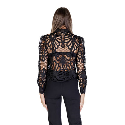 Morgan De Toi Black Polyester Blouse