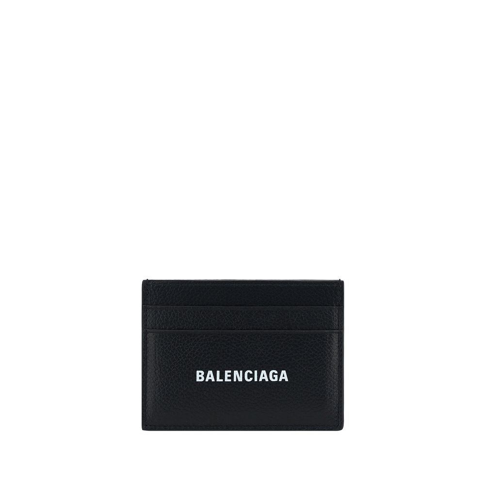 Balenciaga Geldbörse aus schwarzem Kalbsleder Bos Taurus