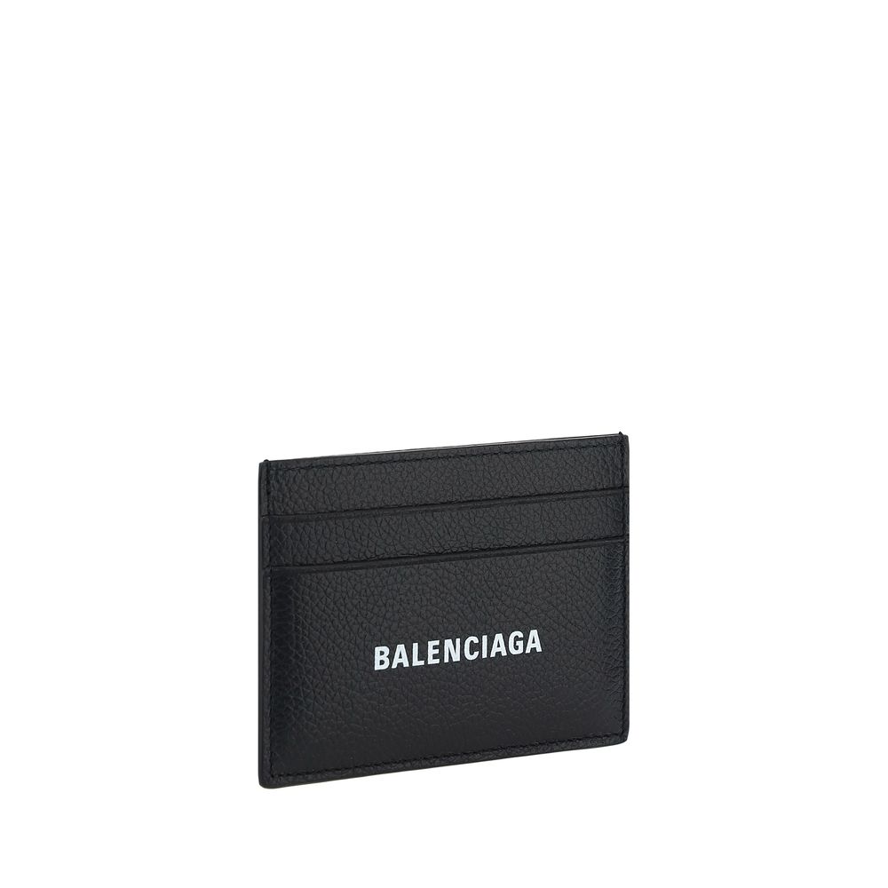 Balenciaga Geldbörse aus schwarzem Kalbsleder Bos Taurus