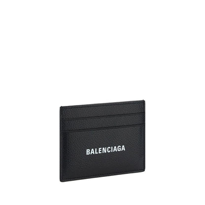 Balenciaga Geldbörse aus schwarzem Kalbsleder Bos Taurus