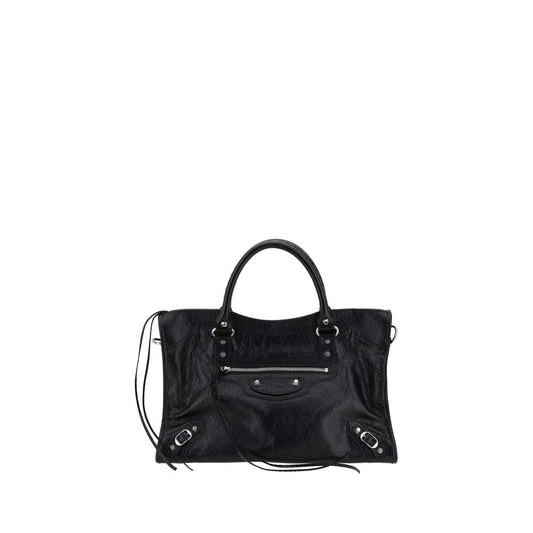 Balenciaga Schultertasche aus schwarzem Lammleder (Ovis Aries Aries)