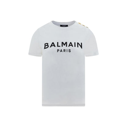 T-Shirt mit Balmain-Logo