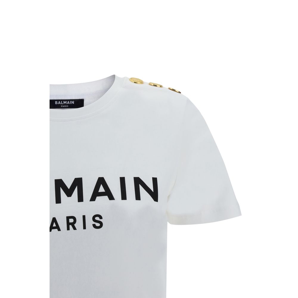 T-Shirt mit Balmain-Logo