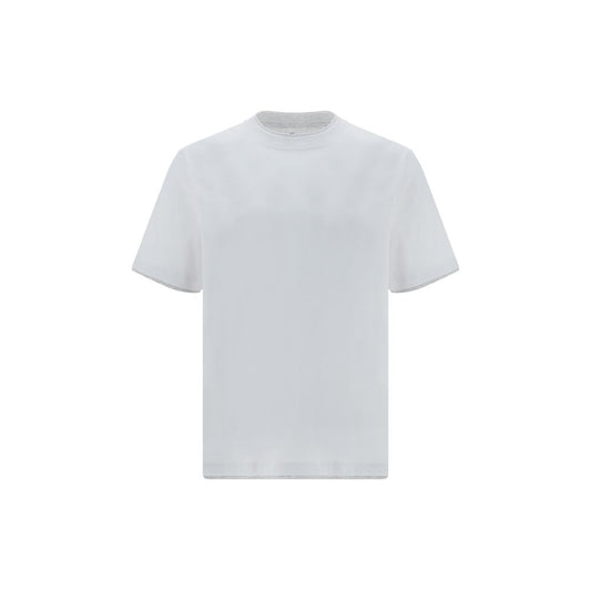 Brunello Cucinelli Weißes Baumwoll-T-Shirt