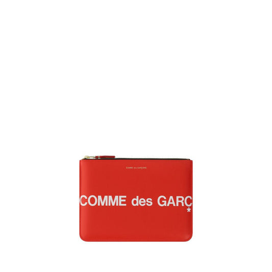 Comme Des Garçons Rotes Kalbsleder Bos Taurus Portemonnaie