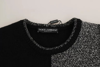 Dolce &amp; Gabbana Mehrfarbiger KING Knight Monkey Strickpullover aus Kaschmirwolle