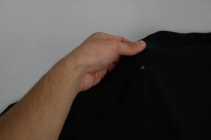 Dolce &amp; Gabbana – Schwarzes Kaschmir-Sweatshirt mit Rundhalsausschnitt