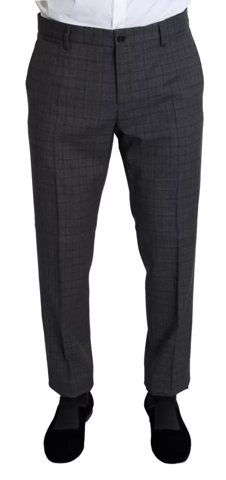 Dolce &amp; Gabbana Grauer 2-teiliger MARTINI-Anzug aus Wolle für Herren