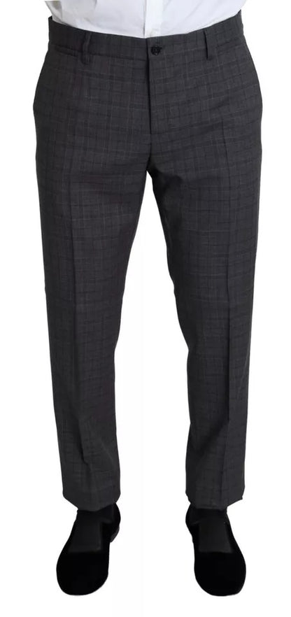 Dolce &amp; Gabbana Grauer 2-teiliger MARTINI-Anzug aus Wolle für Herren