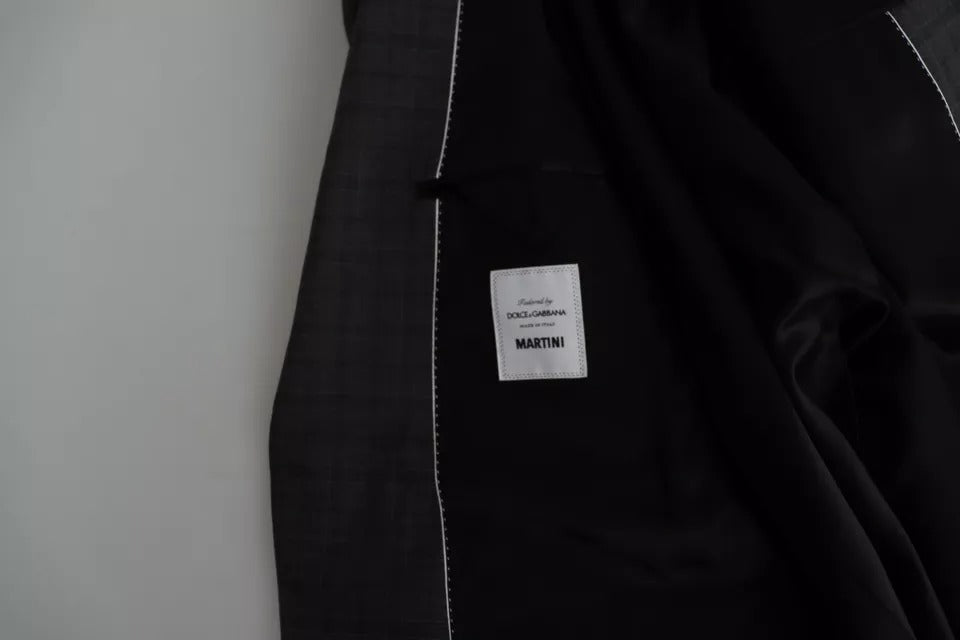 Dolce &amp; Gabbana Grauer 2-teiliger MARTINI-Anzug aus Wolle für Herren