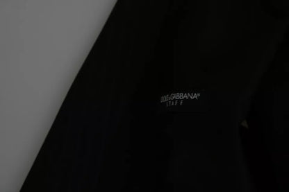 Dolce &amp; Gabbana Schwarze Herren Formelle STAFF-Weste