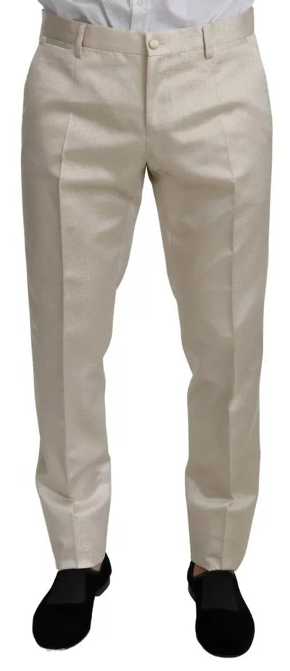 Dolce &amp; Gabbana Beige Wollcreme 3-teiliger SICILIA-Schalanzug