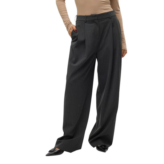 Vero Moda – Graue Polyesterhose