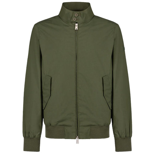 People Of Shibuya Green Cotton Men Bomber Jacket