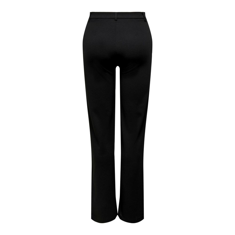 Jacqueline De Yong Black Elastane Casual Pants