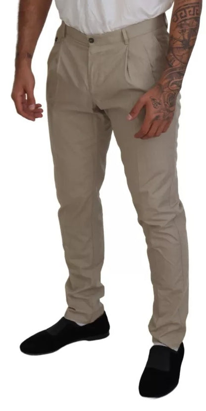 Dolce &amp; Gabbana Beige Chinohose aus Baumwolle für Herren