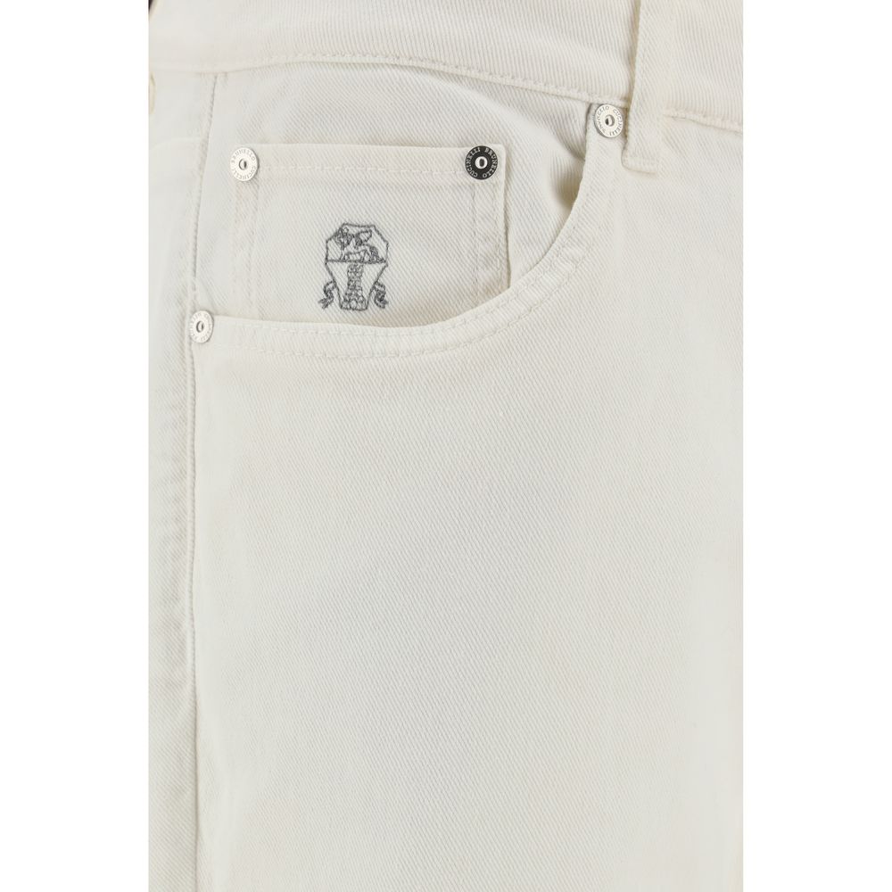 Brunello Cucinelli Jeans mit Umschlagsaum