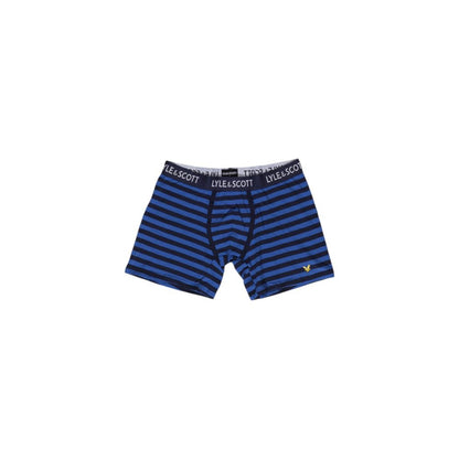 Lyle & Scott Blue Cotton Boxers