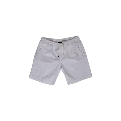 Refrigiwear White Cotton Bermuda Shorts