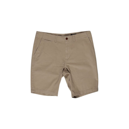 Superdry Beige Baumwoll-Bermudashorts