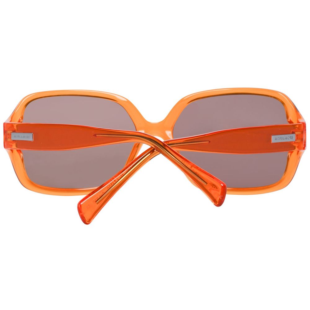 More &amp; More Sonnenbrille aus orangefarbenem Kunststoff