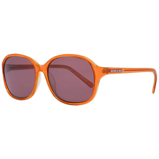 More &amp; More Sonnenbrille aus orangefarbenem Kunststoff