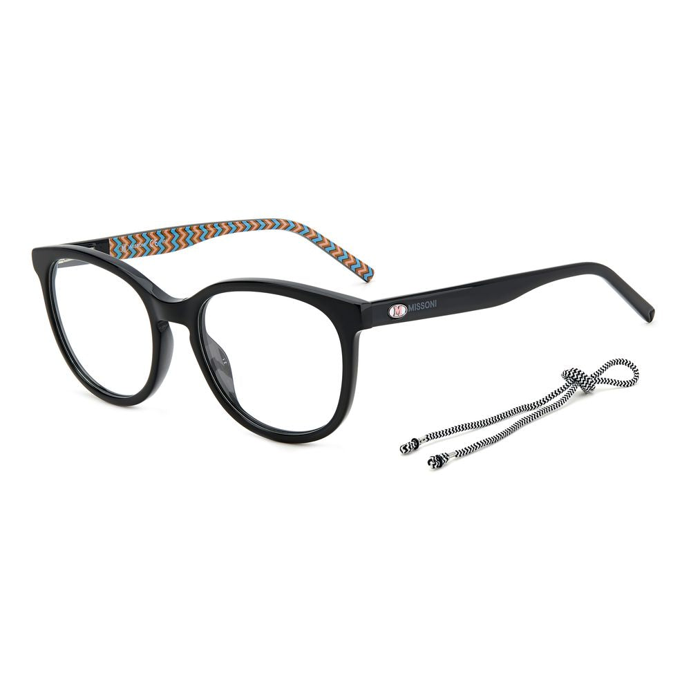 M Missoni Schwarze Acetatrahmen
