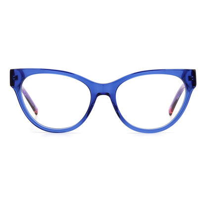 M Missoni Blaue Acetatrahmen