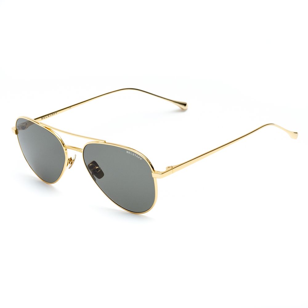 Belstaff – Braune Sonnenbrille aus Edelstahl