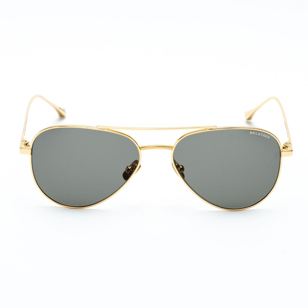 Belstaff – Braune Sonnenbrille aus Edelstahl