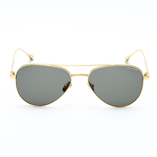 Belstaff – Braune Sonnenbrille aus Edelstahl