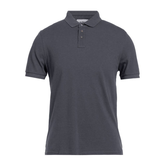 Alpha Studio Poloshirt aus Baumwolle, Grau