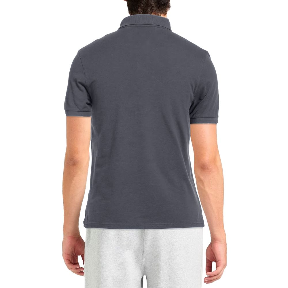 Alpha Studio Poloshirt aus Baumwolle, Grau