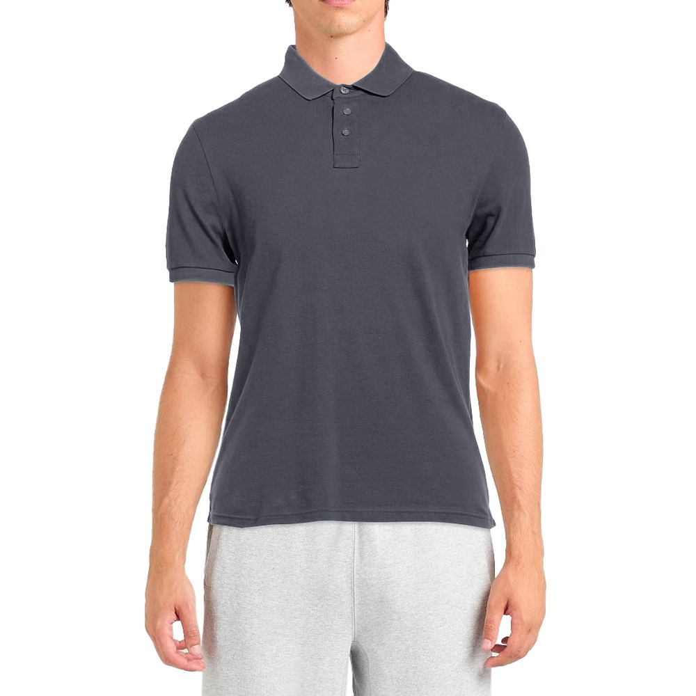 Alpha Studio Poloshirt aus Baumwolle, Grau