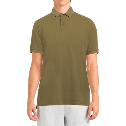 Grünes Poloshirt aus Baumwolle von Alpha Studio