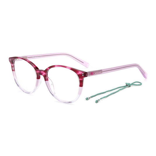 M Missoni Pinkfarbene Acetat-Brille (Gestell)
