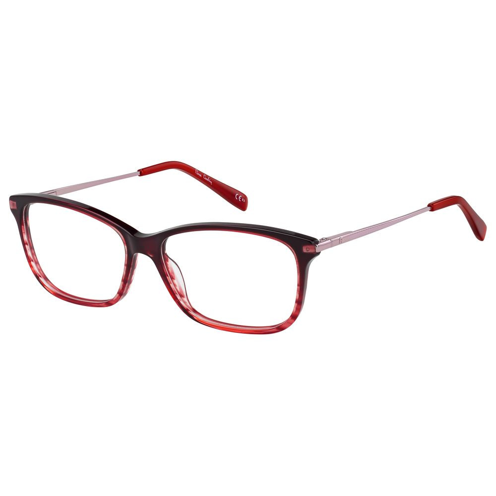 Pierre Cardin Rote Acetat-Brille (Gestell)
