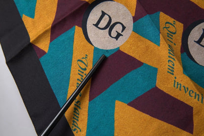 Dolce &amp; Gabbana – Mehrfarbig bedruckter quadratischer Taschentuchschal